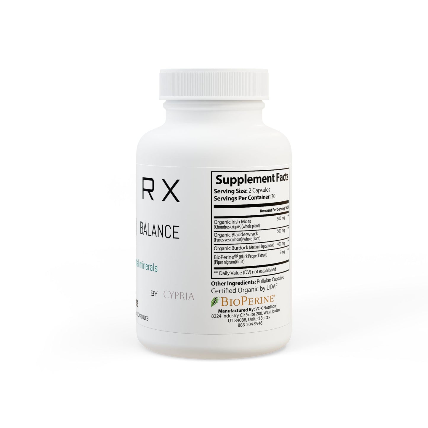 EVE RX Sea Moss Supplement (60 Capsules)